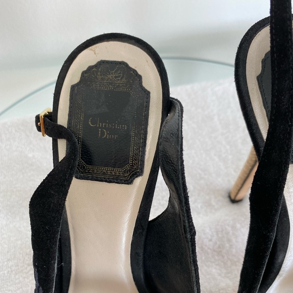 Christian Dior Stunning Open Toe Slingbacks 9.5 - Picture 5 of 8